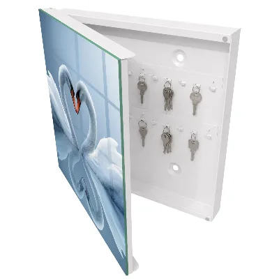 Swan love Wall mounted key box