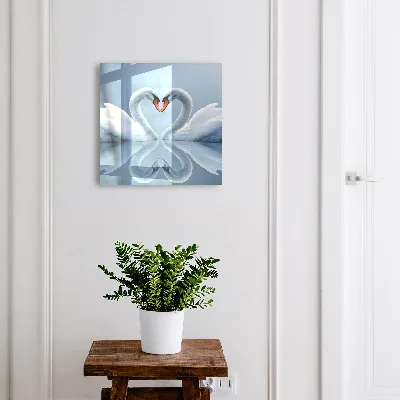 Swan love Wall mounted key box