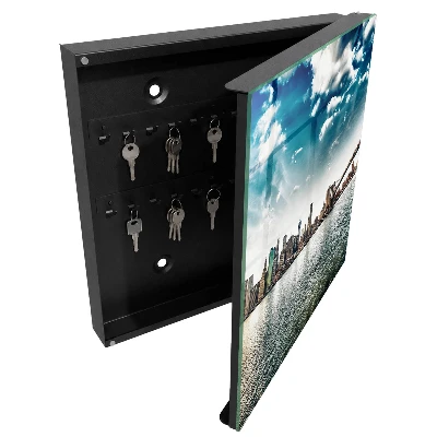 City skyline Key cabinet