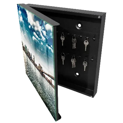 City skyline Key cabinet
