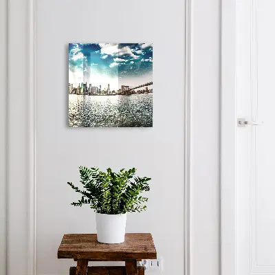 City skyline Key cabinet
