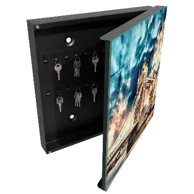 Cityscape Key box for wall