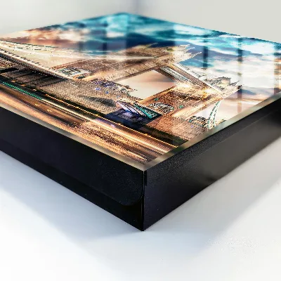 Cityscape Key box for wall