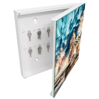 Cityscape Key box for wall