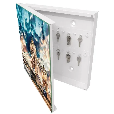 Cityscape Key box for wall