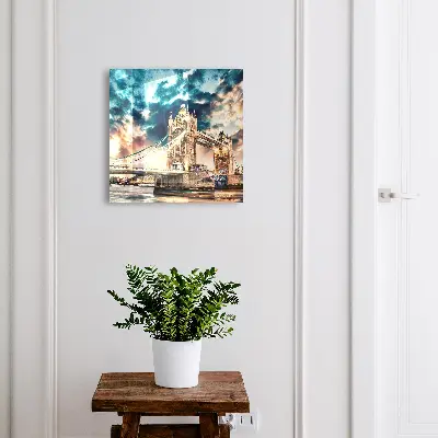 Cityscape Key box for wall