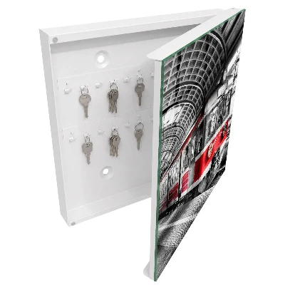 Railway symmetry Wall mounted key box