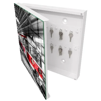 Railway symmetry Wall mounted key box