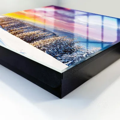 Winter sunset Key cabinet
