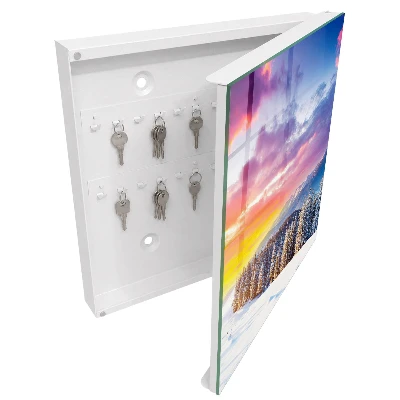 Winter sunset Key cabinet