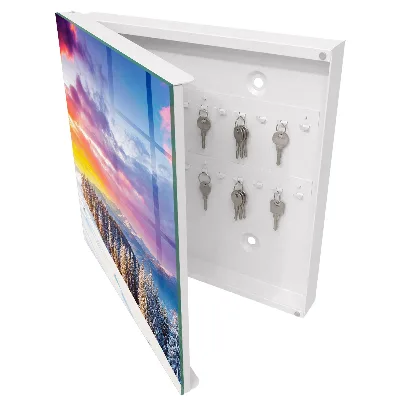 Winter sunset Key cabinet