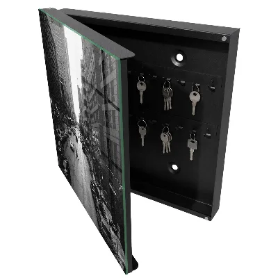 Everyday city life Wall mounted key box