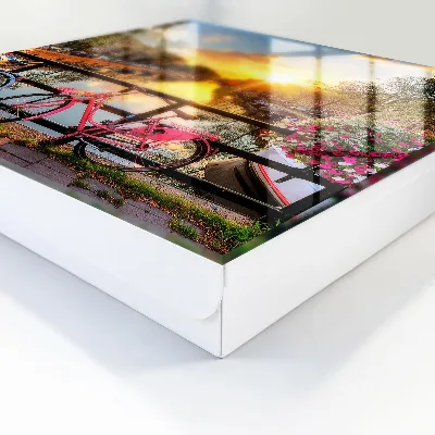 Urban sunset Key box for wall