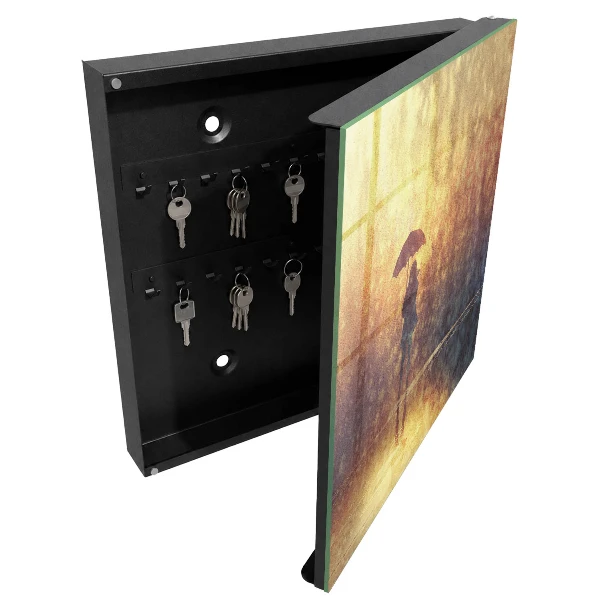Warm melancholy Key box for wall
