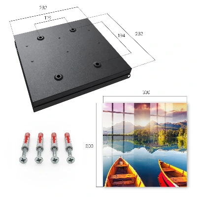 Mountain peace Wall mounted key box