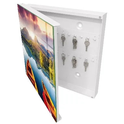 Mountain peace Wall mounted key box