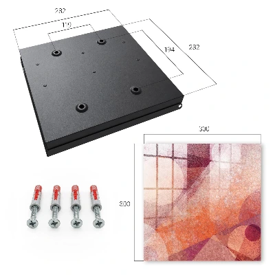 Abstraction energy Key box for wall