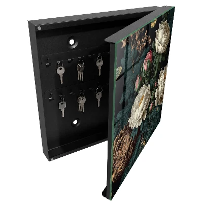 Peony flowers Key cabinet