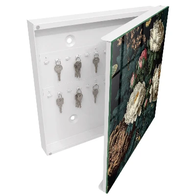 Peony flowers Key cabinet