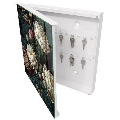 Peony flowers Key cabinet