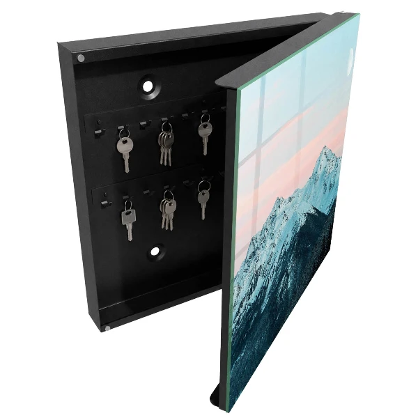 Mountain peace Wall mounted key box