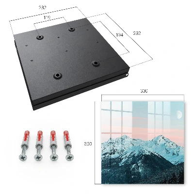 Mountain peace Wall mounted key box