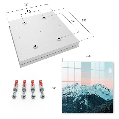 Mountain peace Wall mounted key box