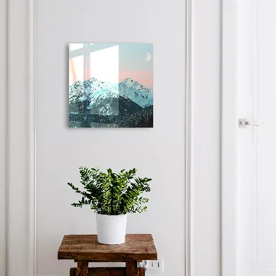 Mountain peace Wall mounted key box