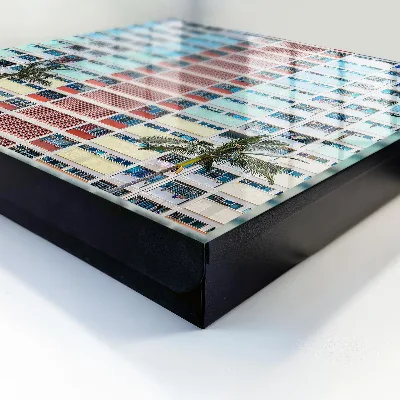 Colorful architecture Key cabinet