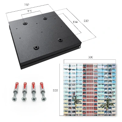 Colorful architecture Key cabinet