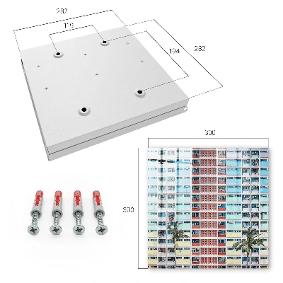 Colorful architecture Key cabinet