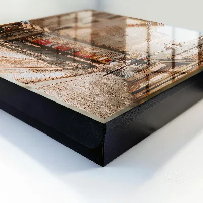 City morning Key box for wall