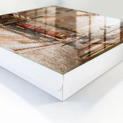 City morning Key box for wall