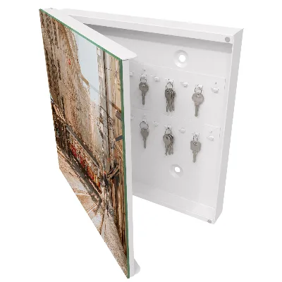City morning Key box for wall