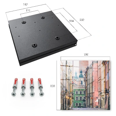 Colorful tenements Wall mounted key box
