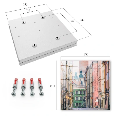 Colorful tenements Wall mounted key box