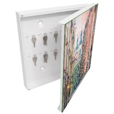 Colorful tenements Wall mounted key box