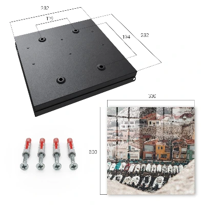 Coastal town Key box for wall