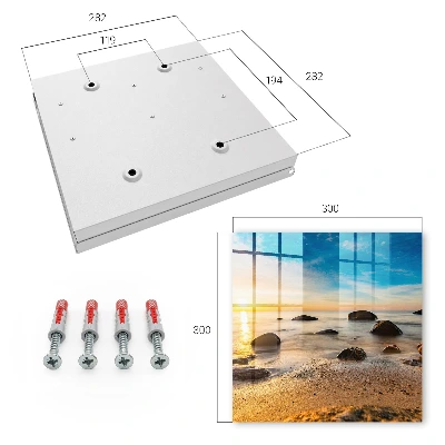 Coastal sunset Key cabinet