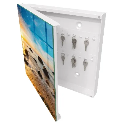 Coastal sunset Key cabinet