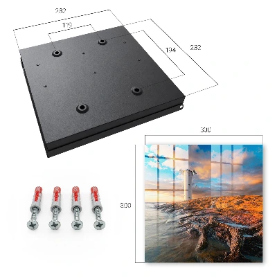 Lighthouse Key box for wall