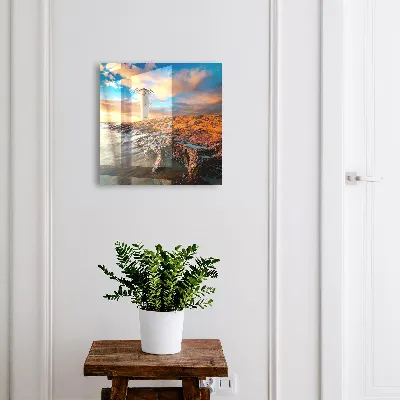 Lighthouse Key box for wall