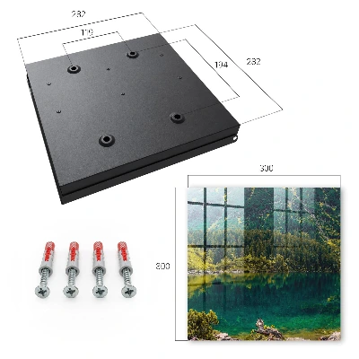 Mountain idyll Wall mounted key box