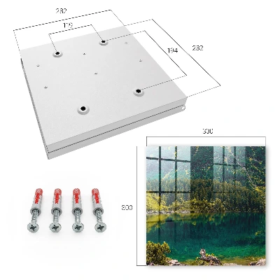 Mountain idyll Wall mounted key box