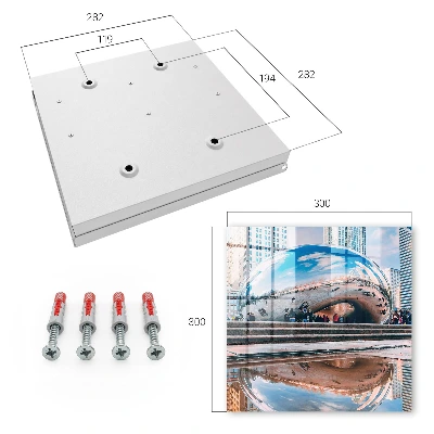 Urban reflection Key box for wall