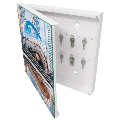 Urban reflection Key box for wall