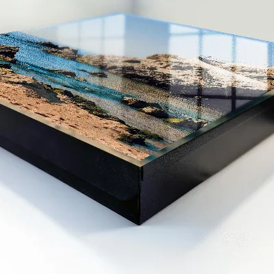 Coastal scenery Key box for wall