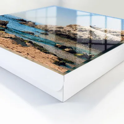 Coastal scenery Key box for wall