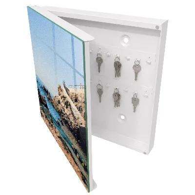 Coastal scenery Key box for wall
