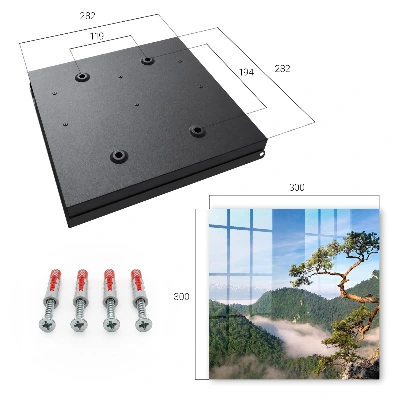 Mountain landscape Key cabinet